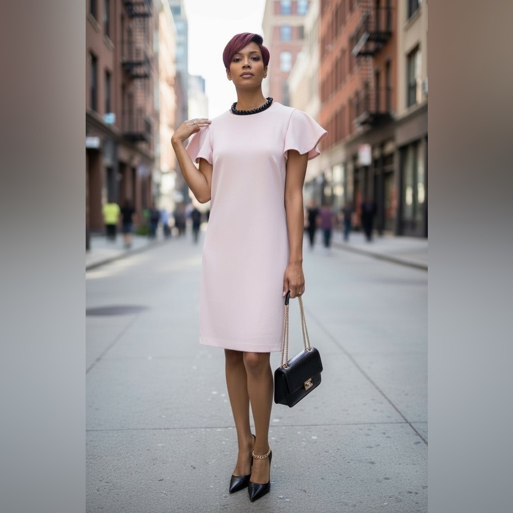 Calvin Klein Collection Blush Midi Dress☑️ - Picture 13 of 13